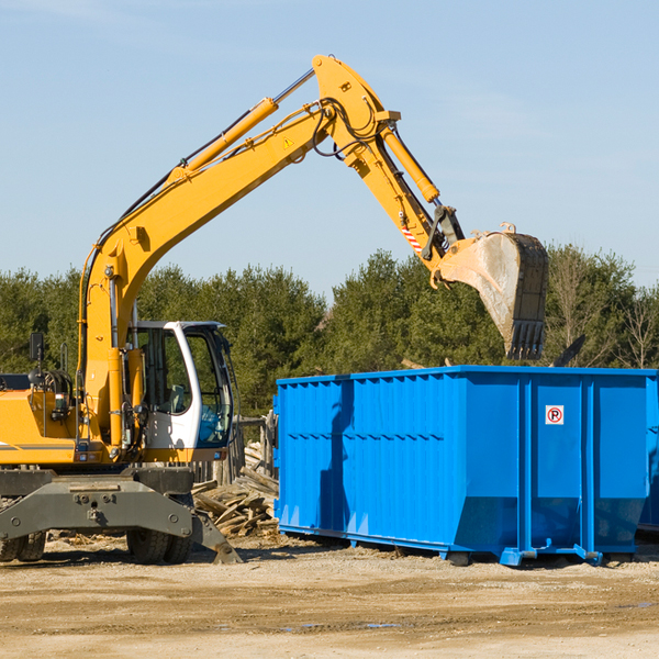 can i choose the location where the residential dumpster will be placed in Dallas City IL